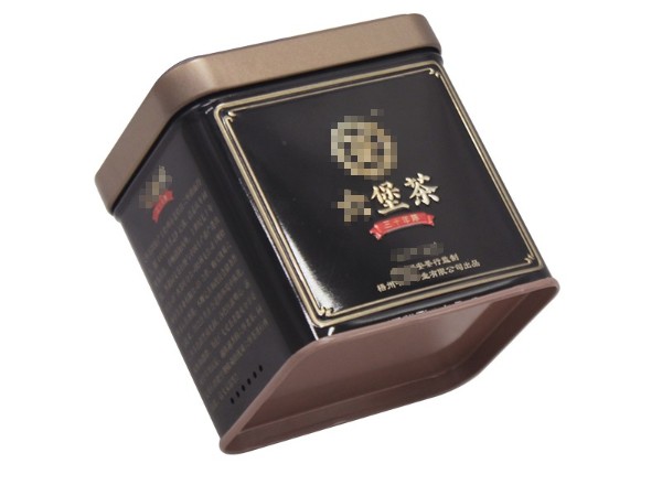 90*70*90mm方形茶叶马口YABO.COM_官方网站(中国)有限公司官网 红茶包装铁皮罐